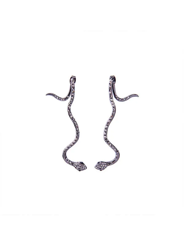 Fashion Snake-shaped Long Earrings