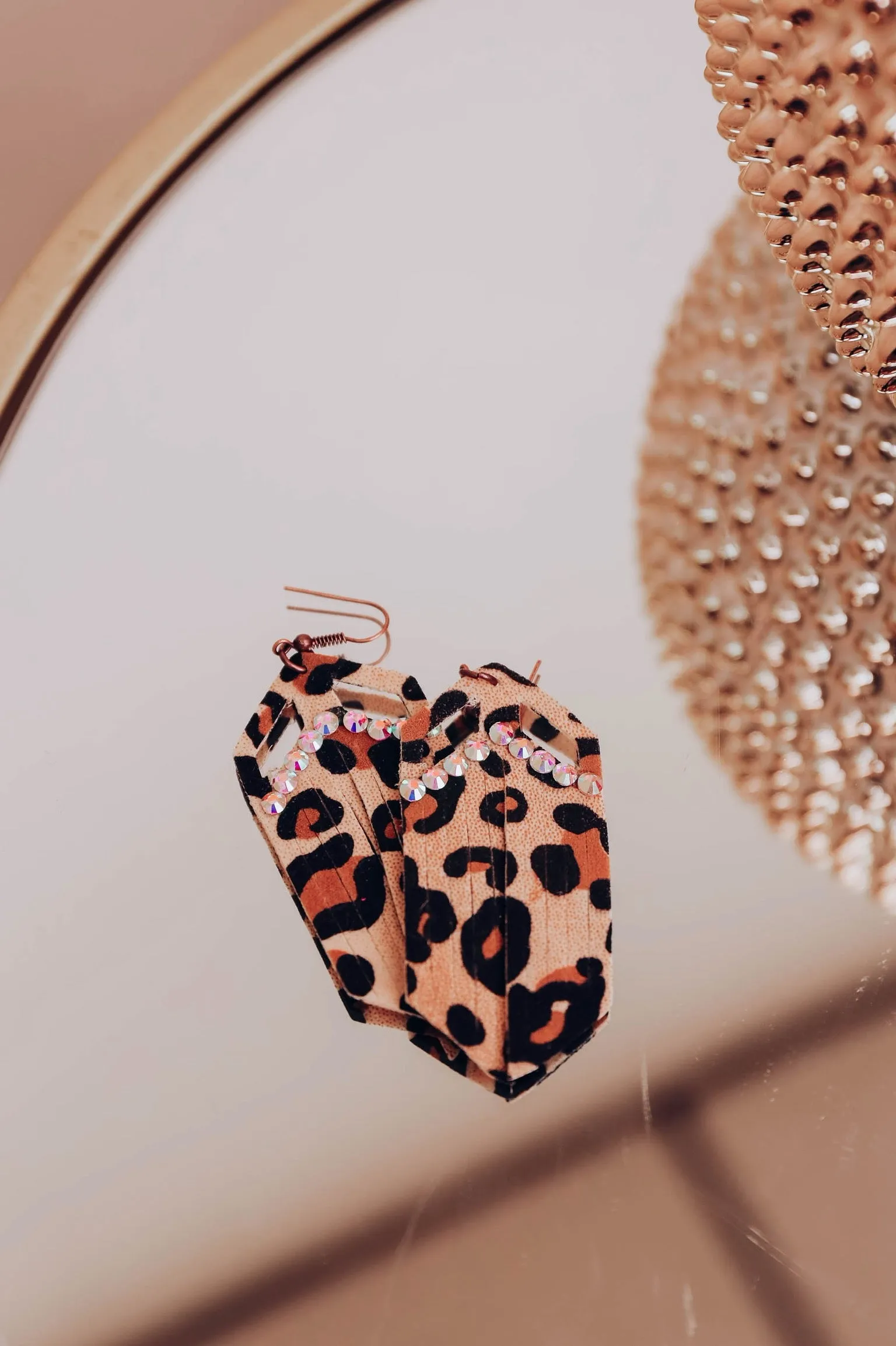Fierce Vibes Leopard Earrings - AB