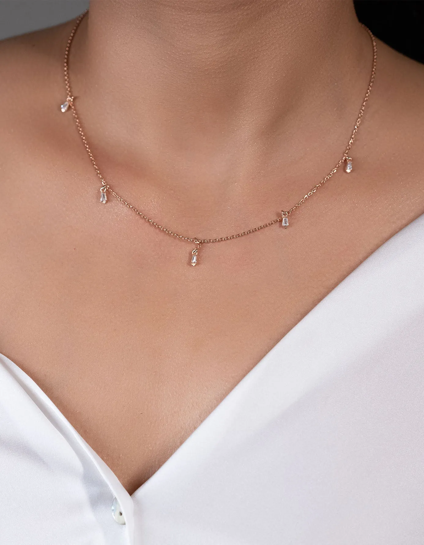 Floating Stones Necklace