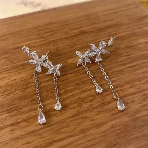 Flower Climber Earrings
