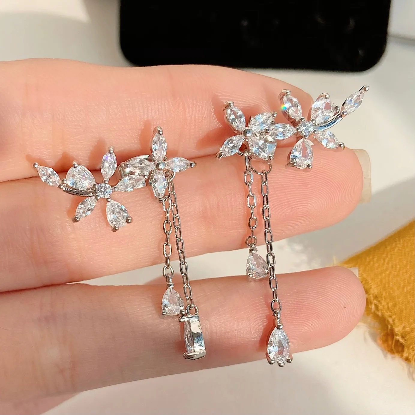 Flower Climber Earrings