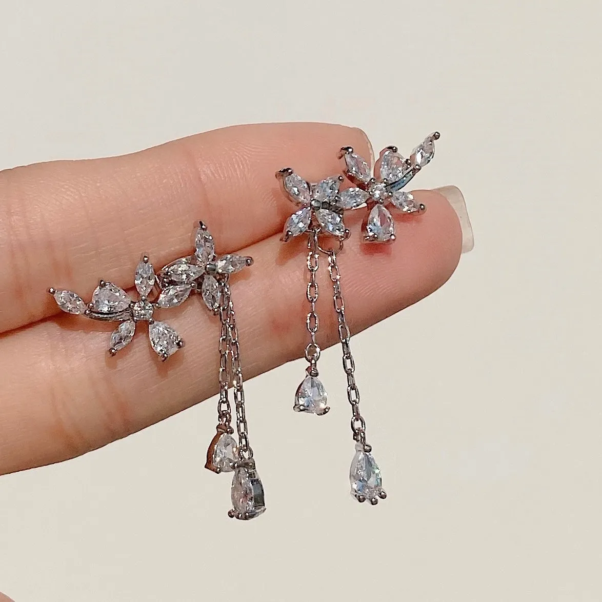 Flower Climber Earrings
