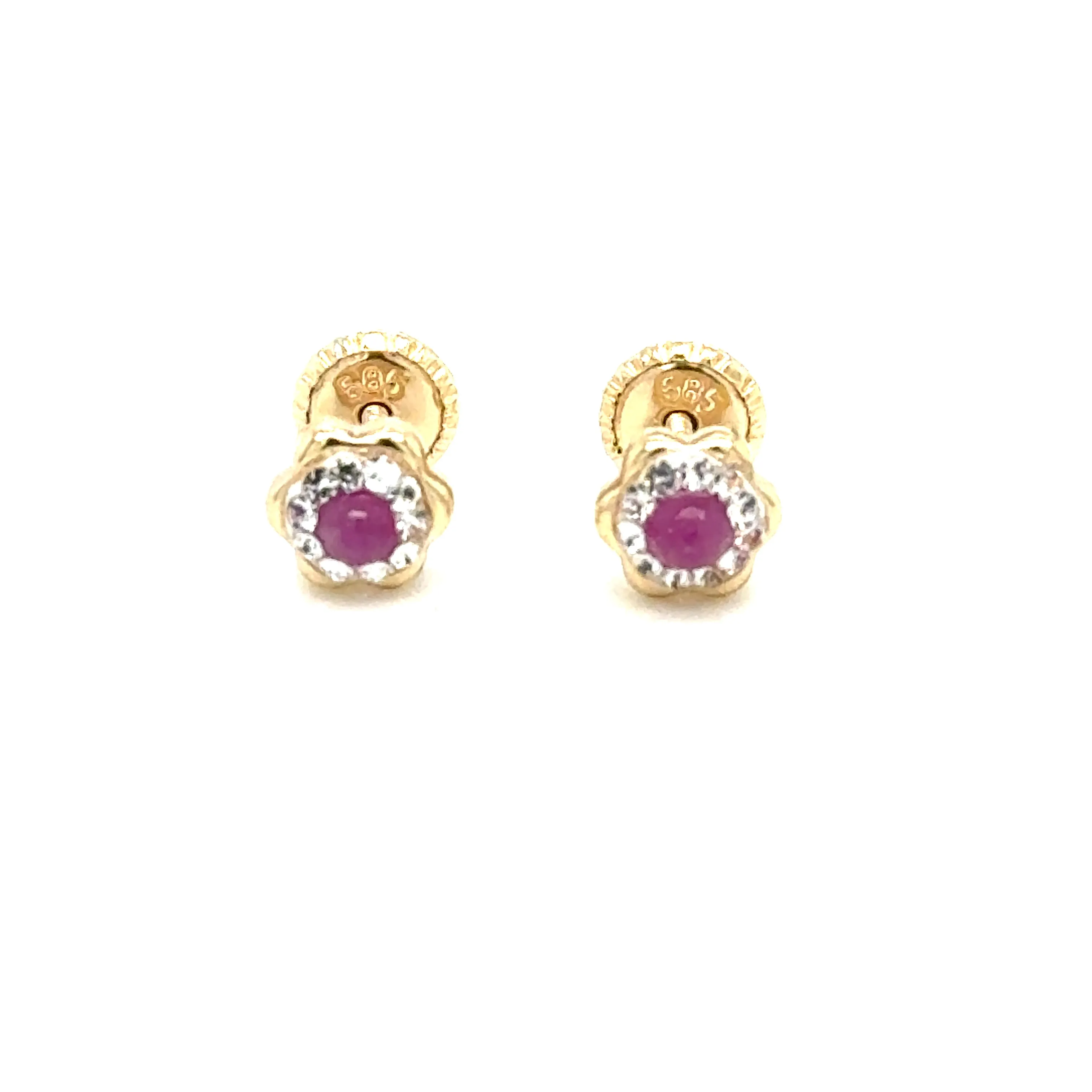 Flower Earring - 77645/44