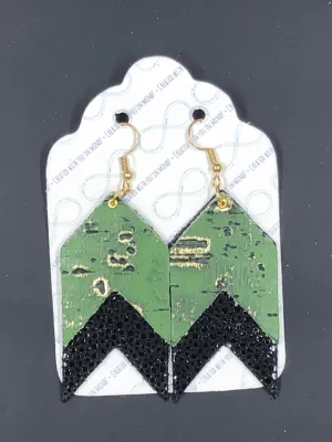 For Keeps Double Ribbon Earrings Md/Sm