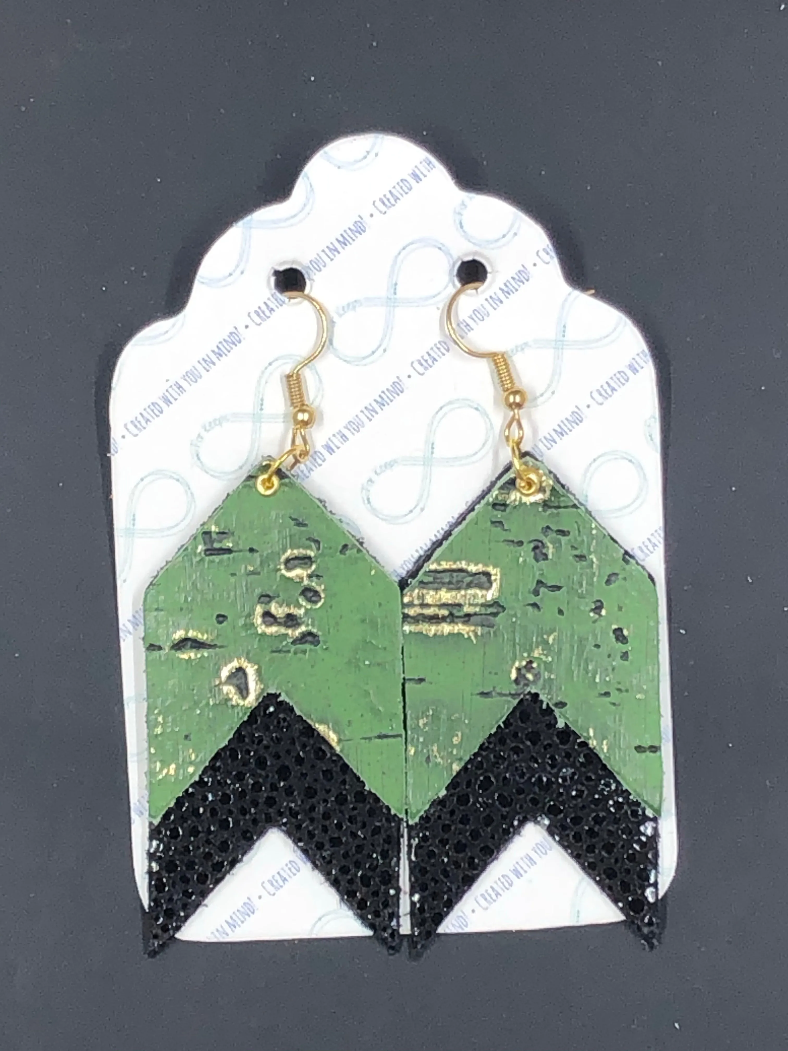 For Keeps Double Ribbon Earrings Md/Sm