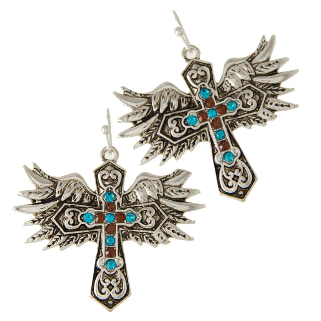 Free Bird Aqua Earrings