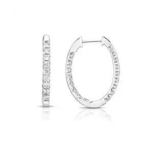 French Cut Oval Hoops