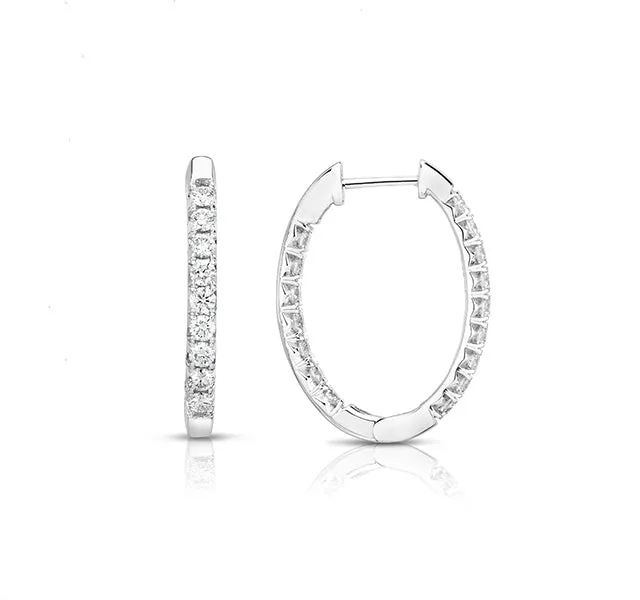 French Cut Oval Hoops