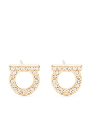 Gancini crystal (s) earrings