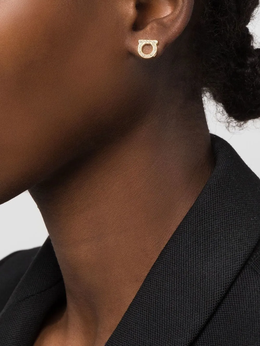 Gancini crystal (s) earrings