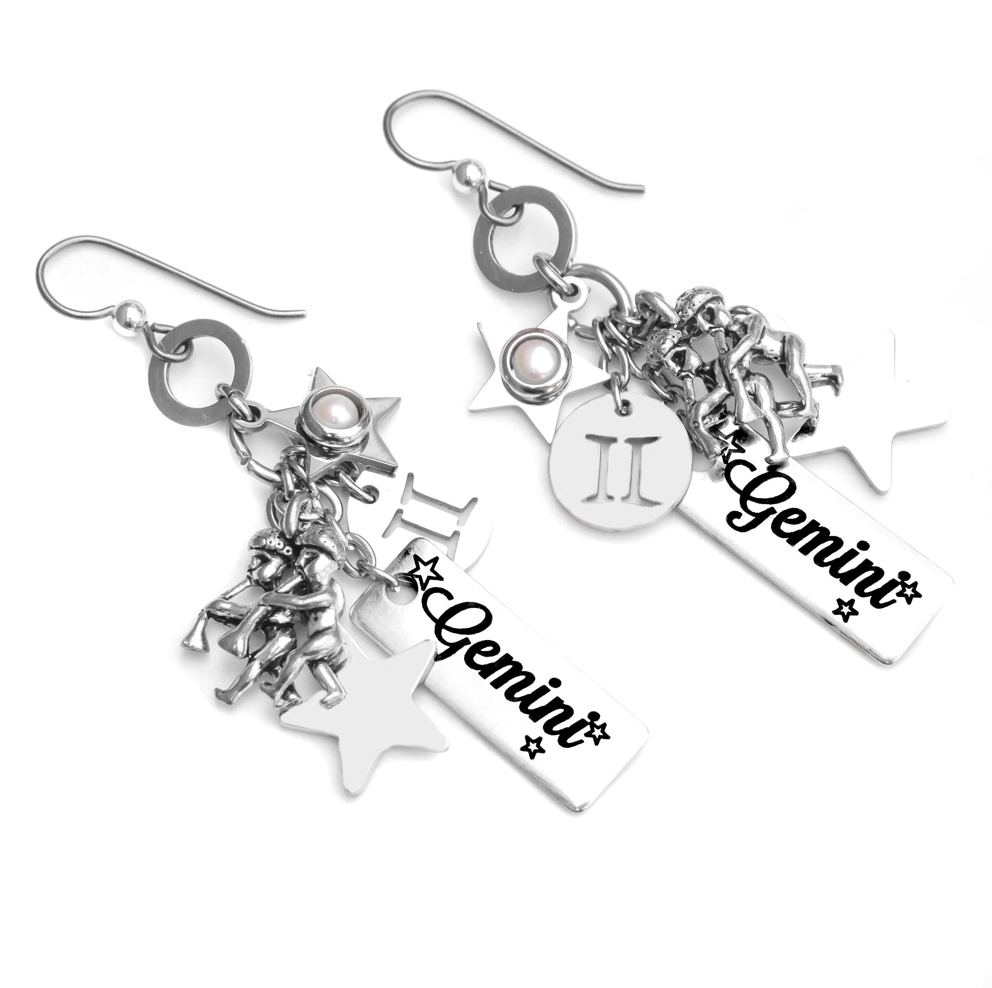 Gemini Horoscope Gemstone Earrings