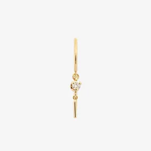 Gemstone Baby Chime Earring, 14kt Yellow Gold