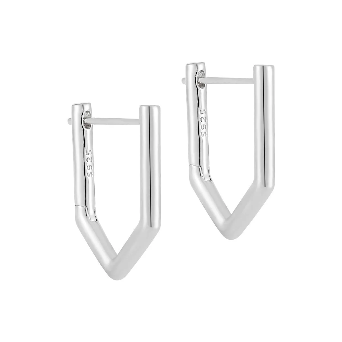Geometric Unilateral Micro Rhinestone Earrings For Women