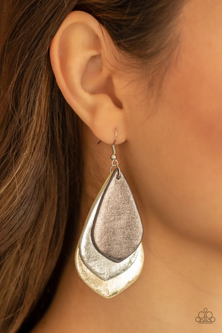 GLISTEN Up! Silver Paparazzi Earrings
