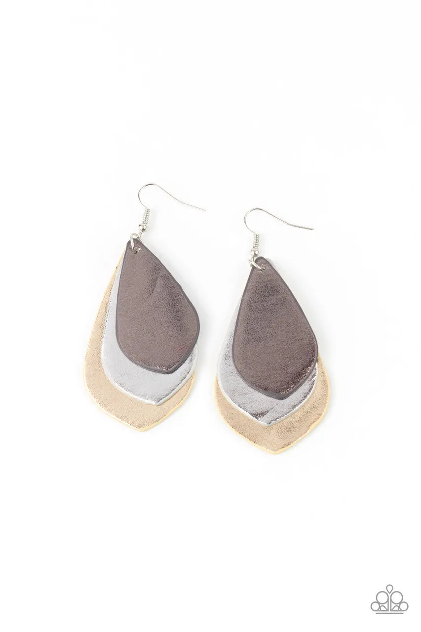 GLISTEN Up! Silver Paparazzi Earrings