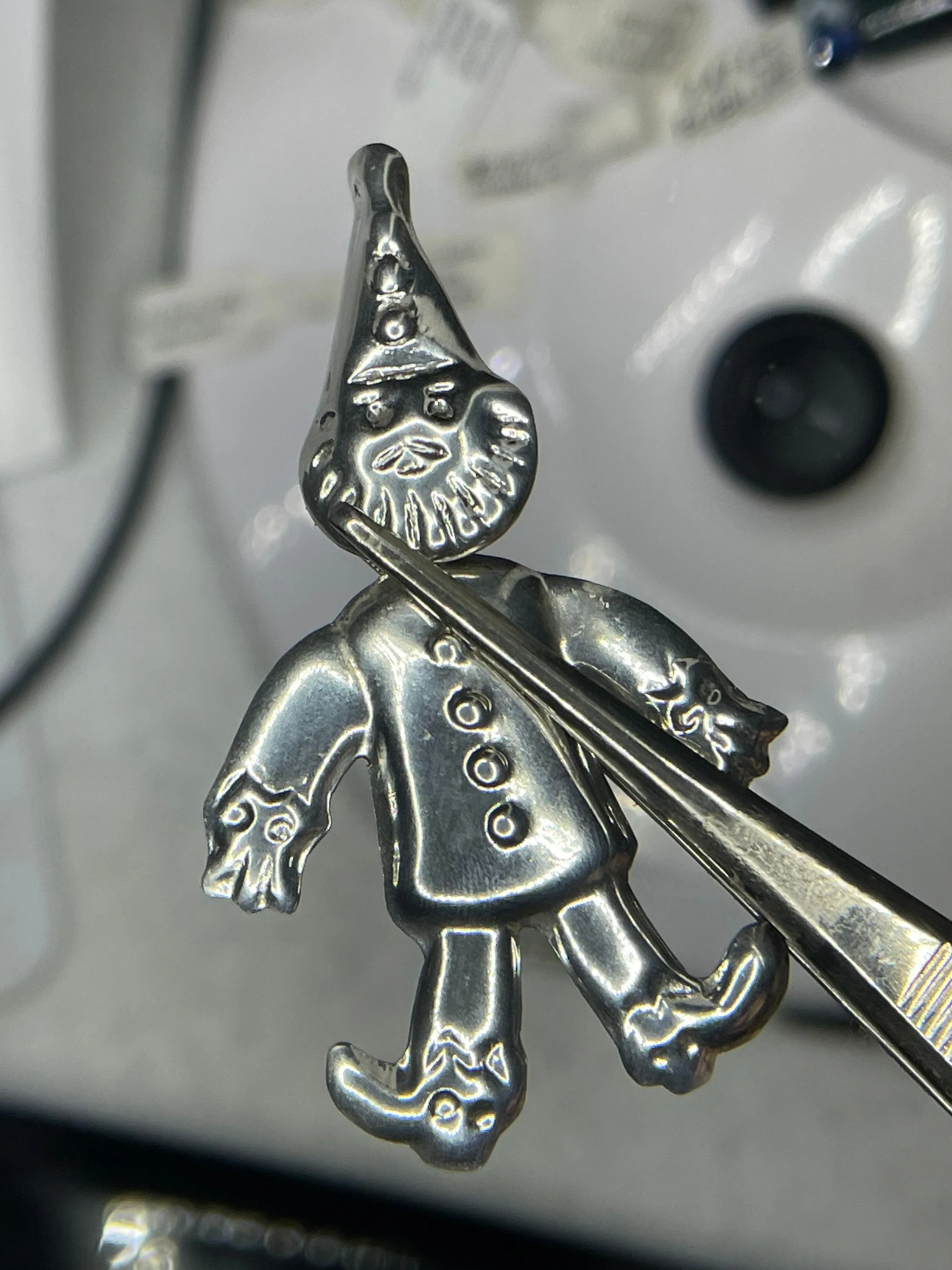 Gnome Sterling Silver Dangle Earrings