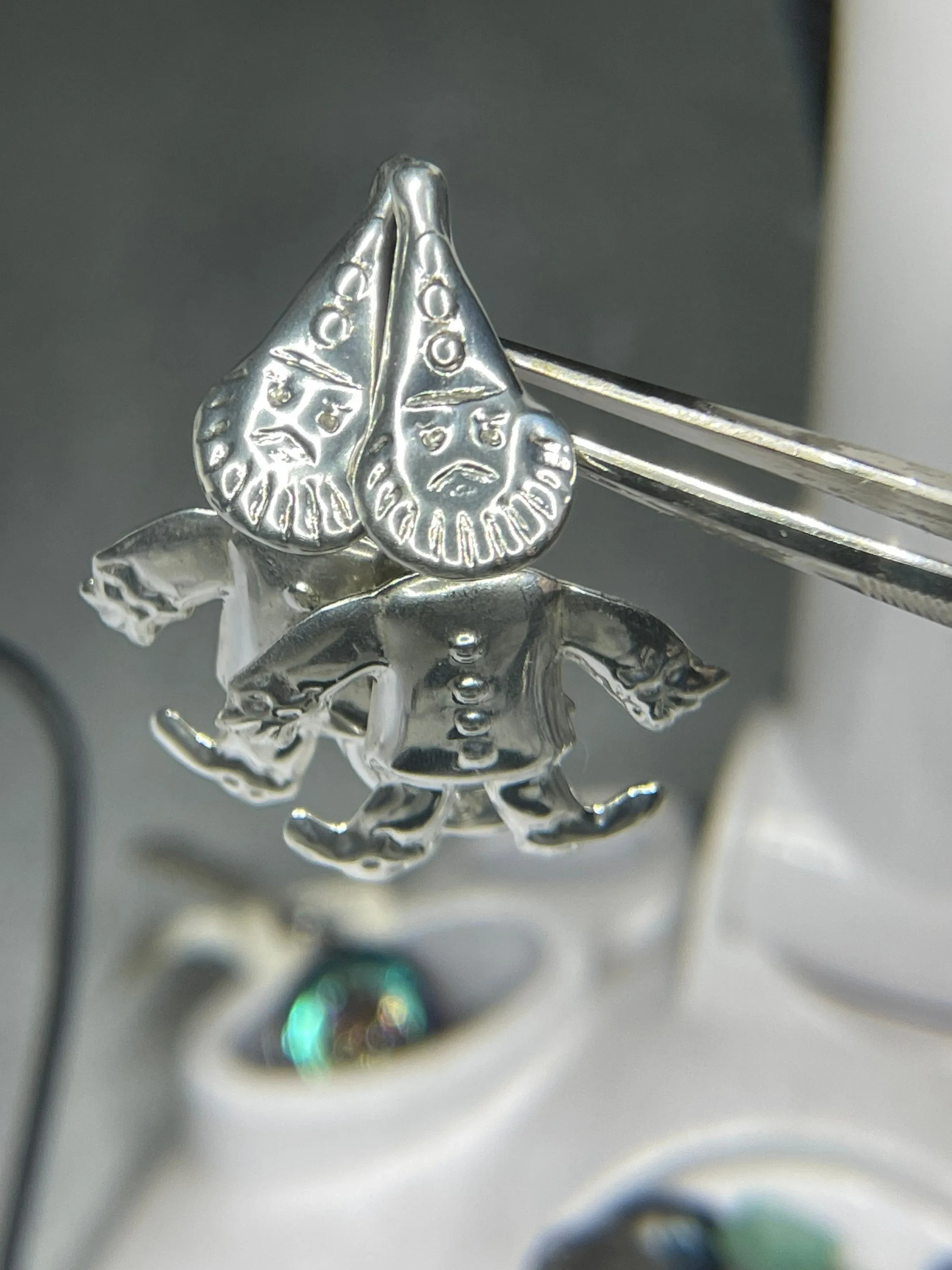 Gnome Sterling Silver Dangle Earrings