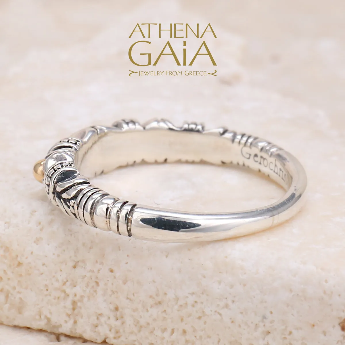 Gold Dot Stackable Ring