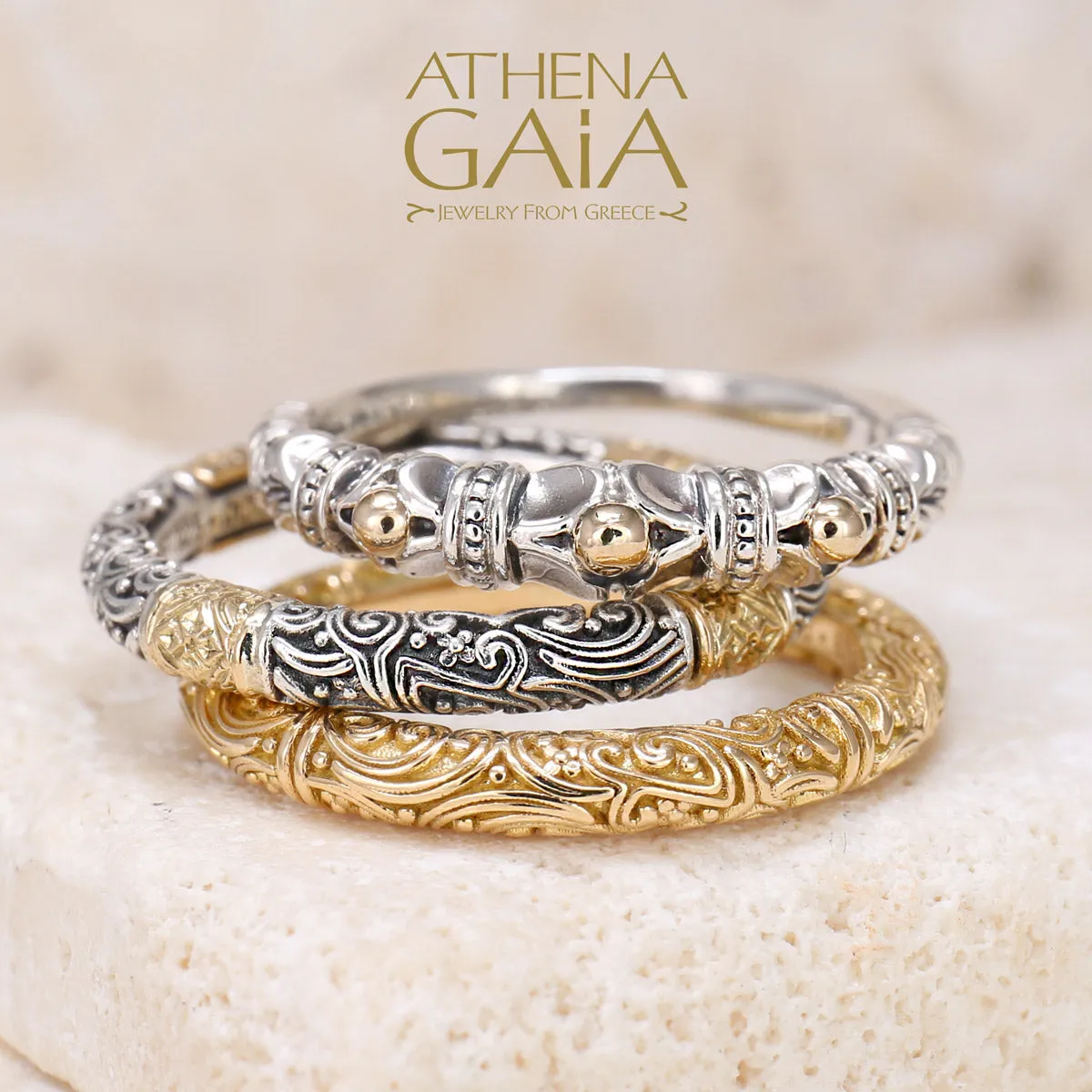 Gold Dot Stackable Ring
