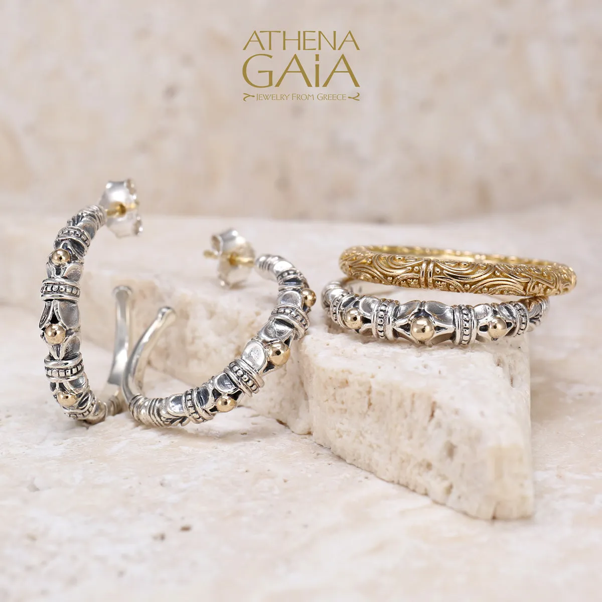 Gold Dot Stackable Ring