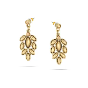 GOLD PEARL  EARRINGS #253GD3501 (1E1 /7B2/9B6)