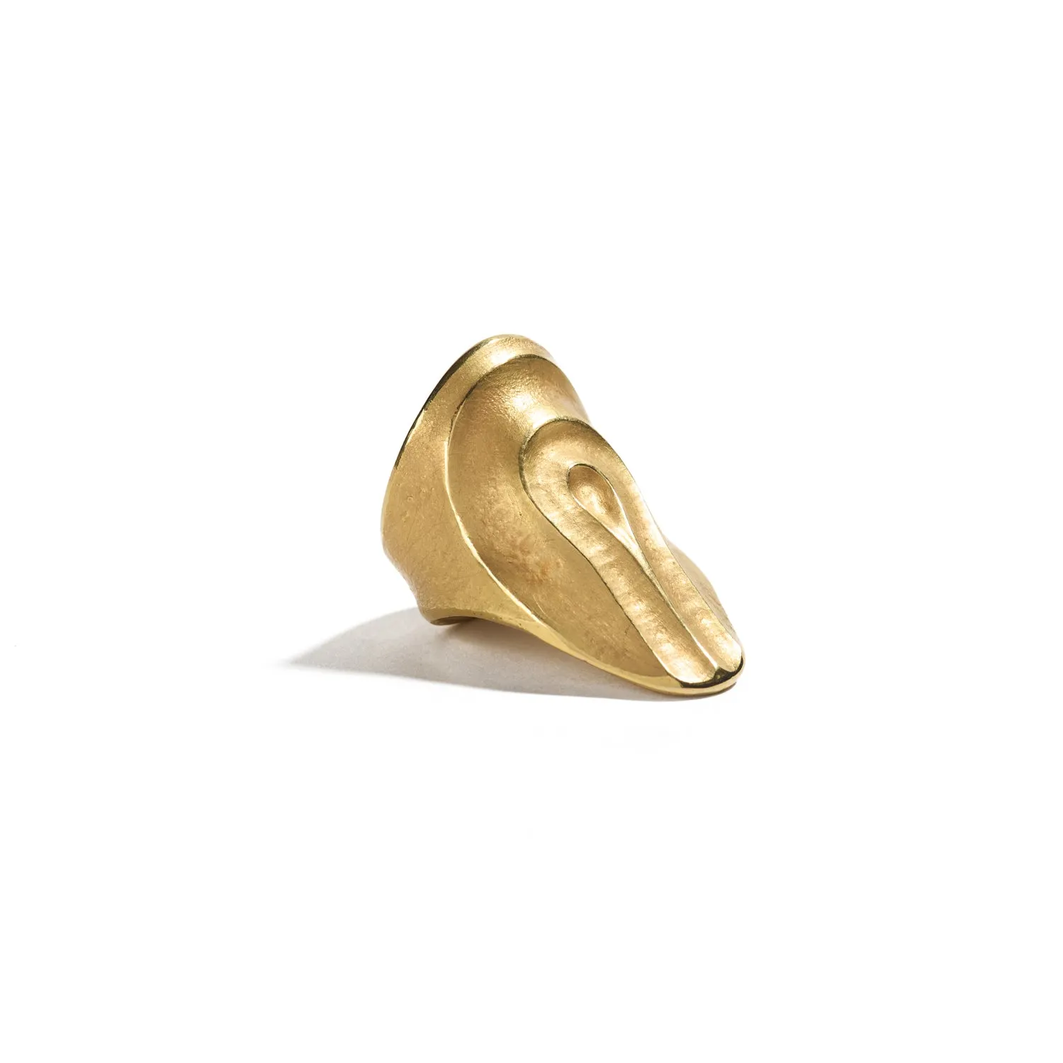 Gold Shield Ring