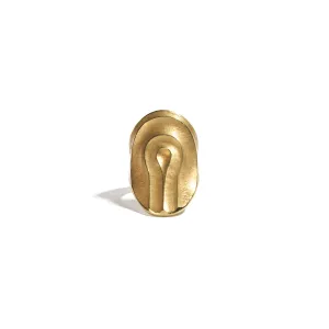 Gold Shield Ring