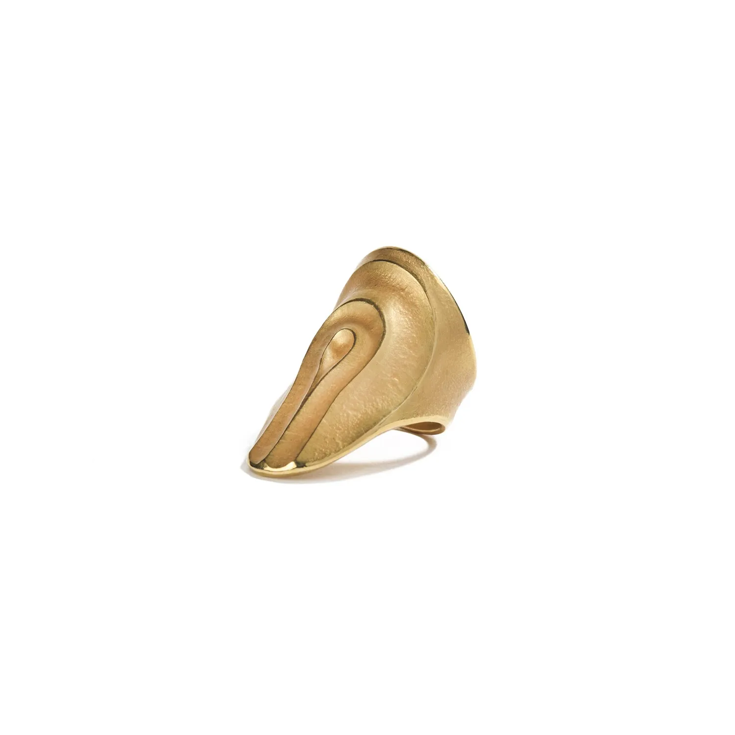 Gold Shield Ring
