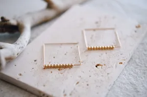 Golden Meadow Gold Filled Geometric Earrings