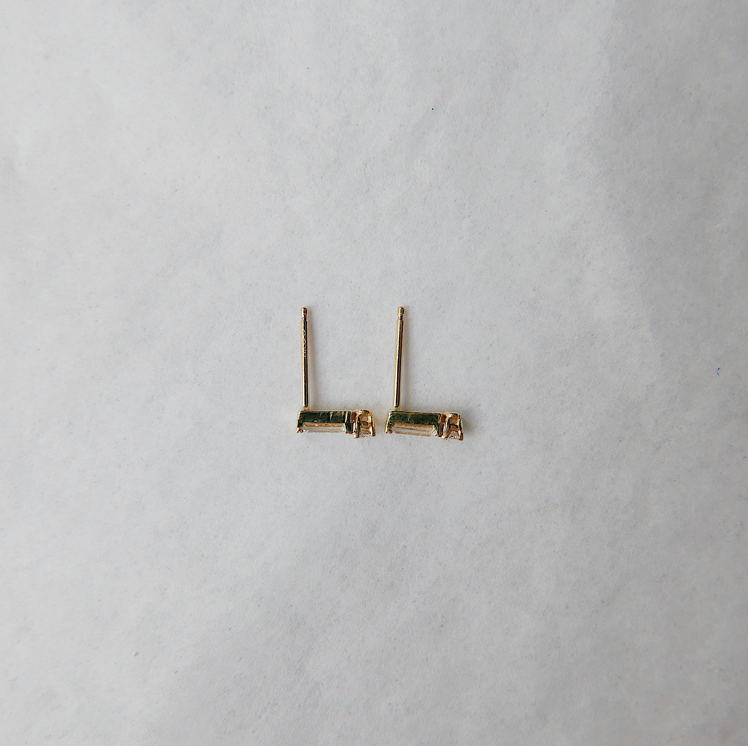 Grand Baguette Sapphire Earring