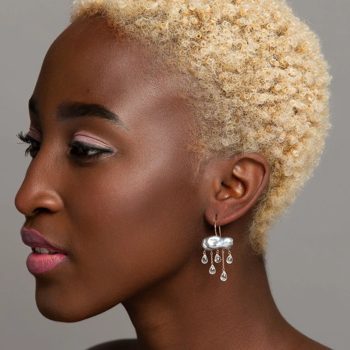 Grey Monsoon Earrings