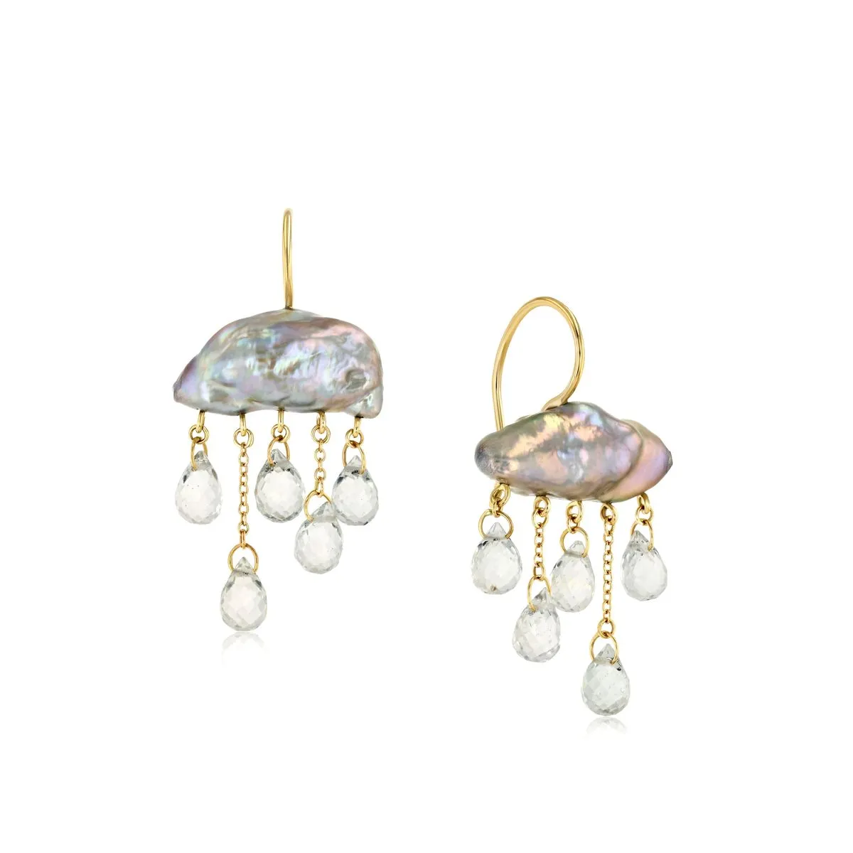 Grey Monsoon Earrings