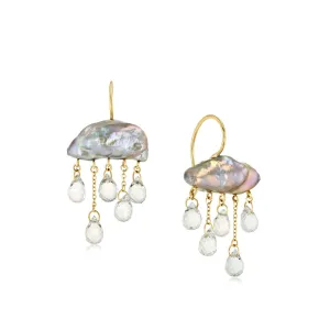 Grey Monsoon Earrings
