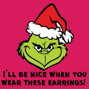 Grinch Earrings