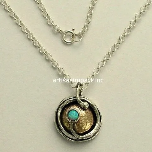 Hammered Gold  Dangle Earrings - Walking in Circles.