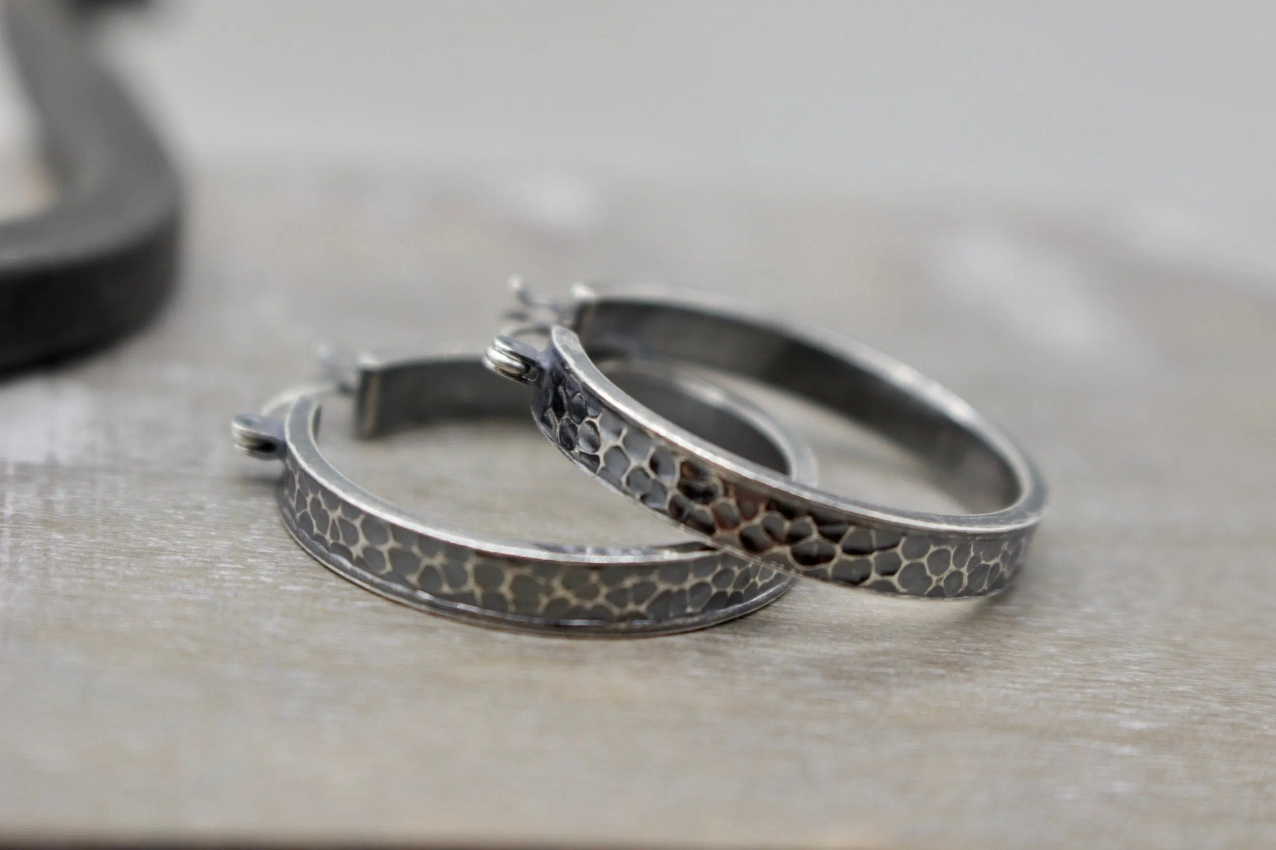Hammered Hoops