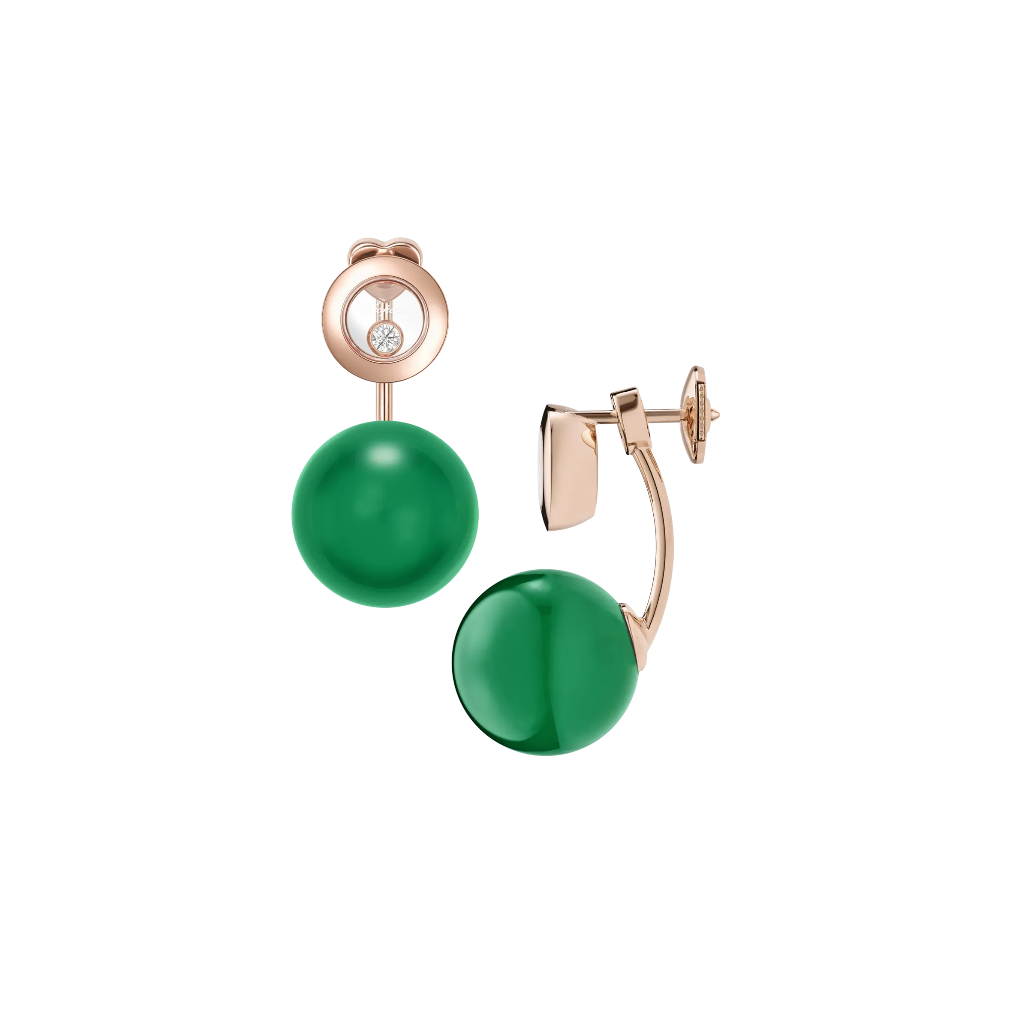 HAPPY DIAMONDS PLANET EARRINGS