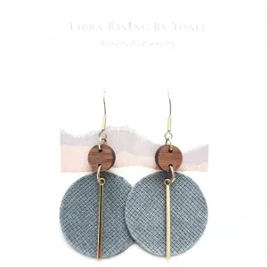 holly leather earrings