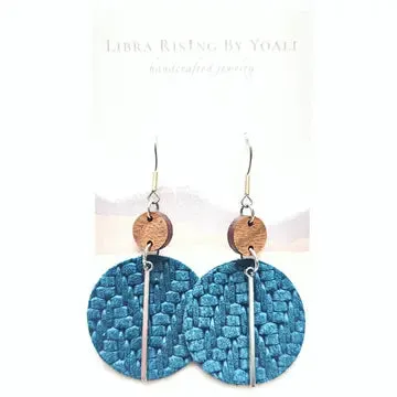 holly leather earrings