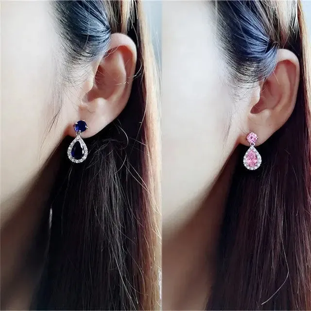 Hypoallergenic 925 Sterling Silver Women Earrings