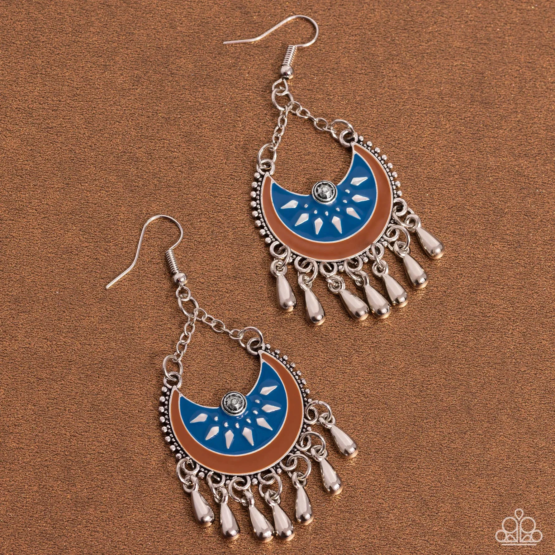 I Just Need CHIME - Blue - Paparazzi Fishhook Earrings