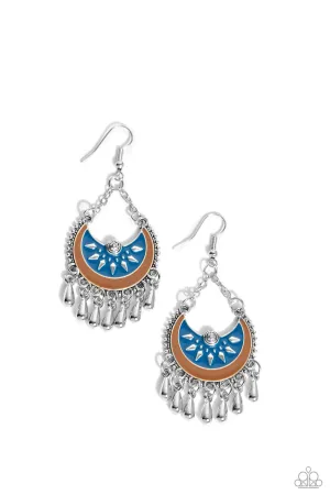 I Just Need CHIME - Blue - Paparazzi Fishhook Earrings