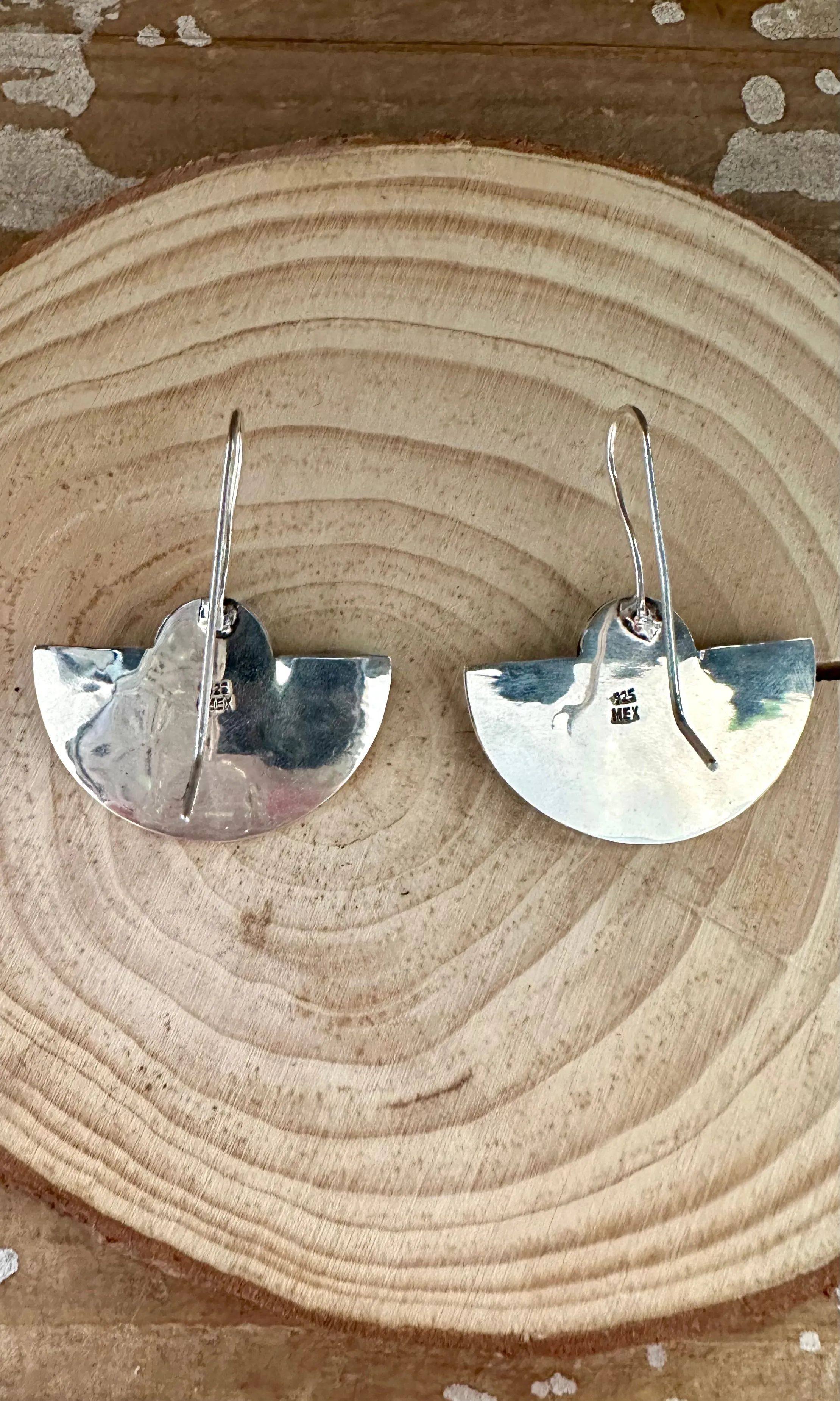 I'M A FAN Sterling Silver Statement Earrings