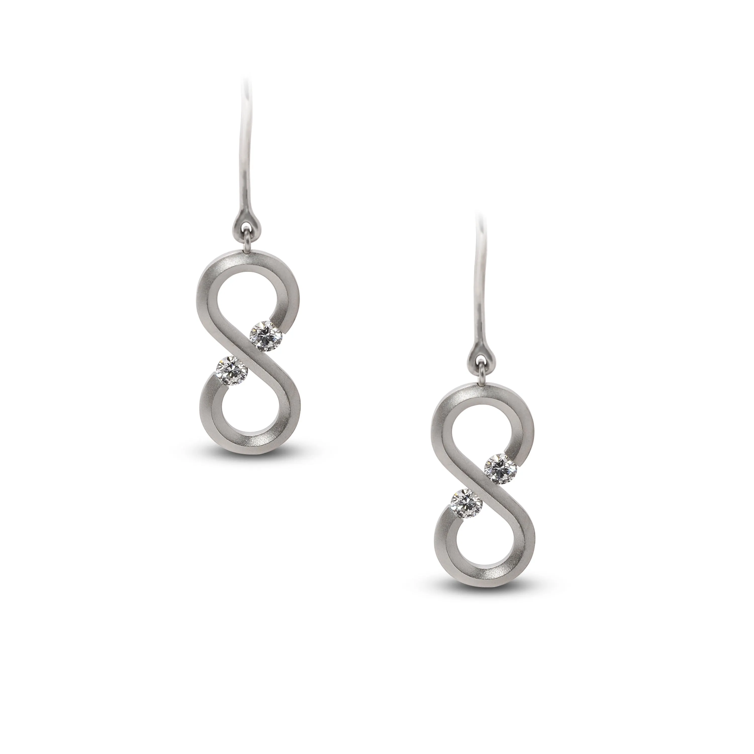 Infinity Mini Drop Earrings