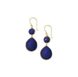 IPPOLITA Rock Candy Snowman Lapis Doublet Teardrop Earrings