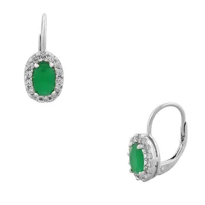 Jade Crystal Dangles