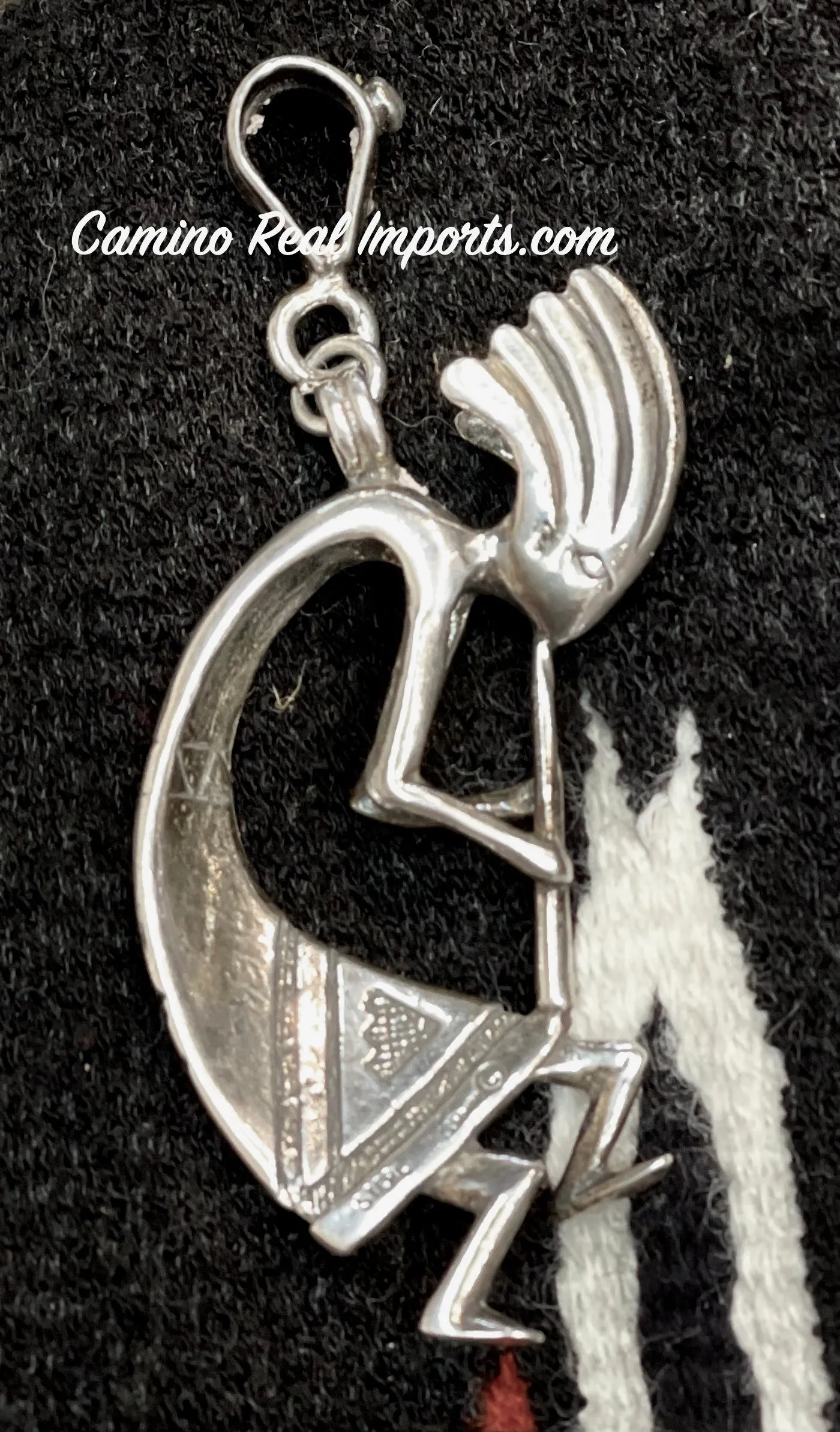 Kokopelli Pendant Sterling Silver