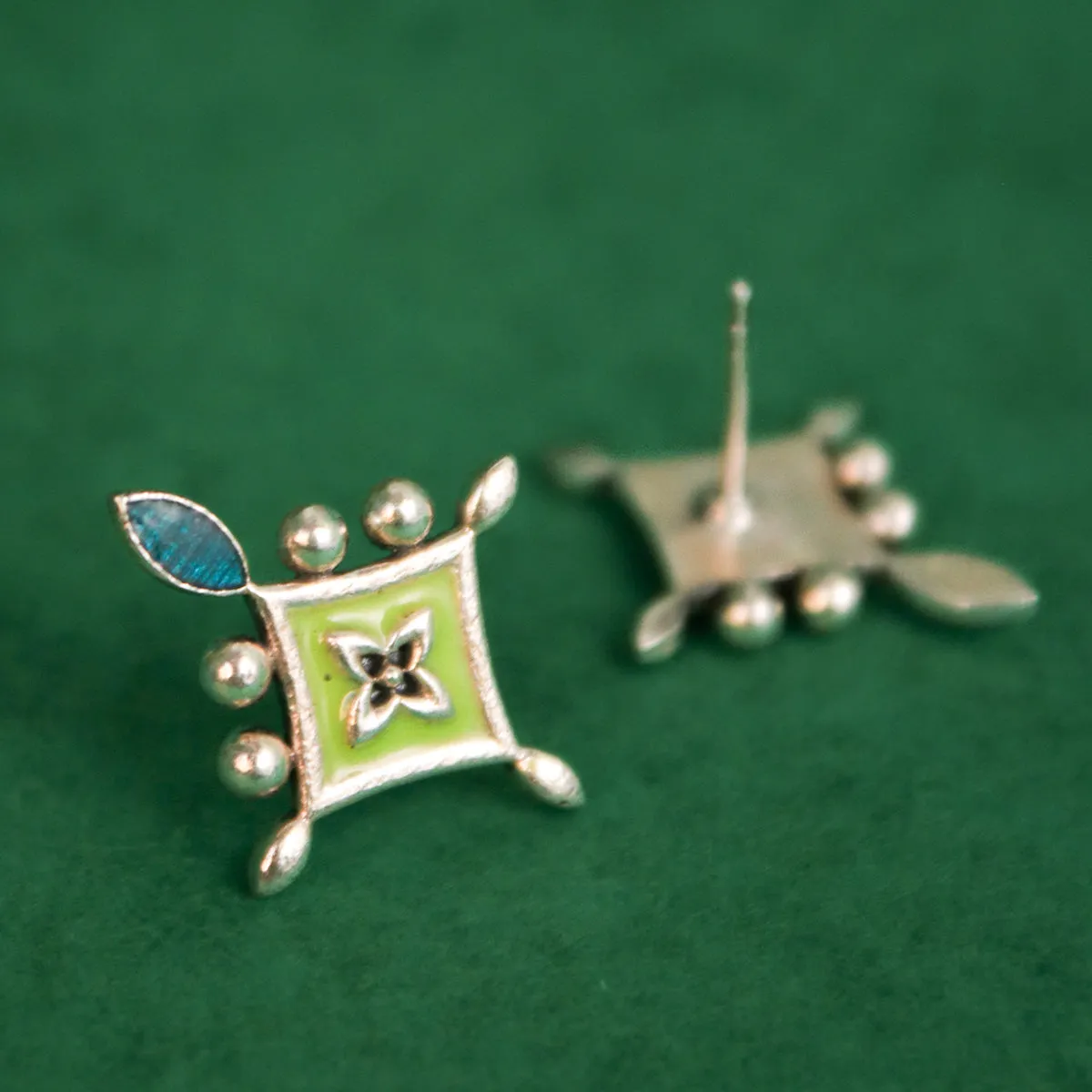 Kriti Silver Earrings by MOHA