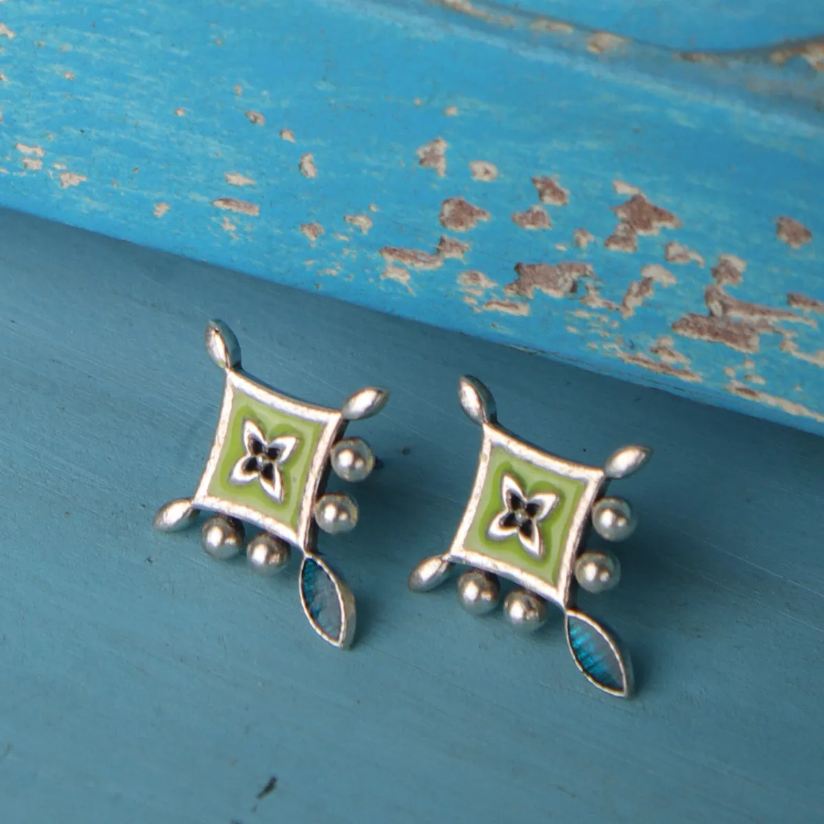 Kriti Silver Earrings by MOHA