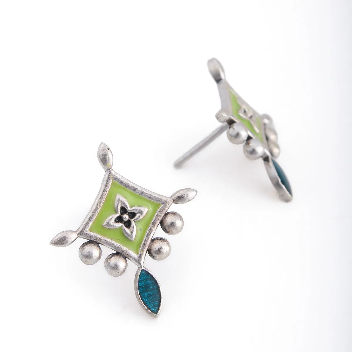 Kriti Silver Earrings by MOHA